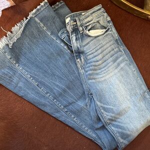 KanCan Blue Super Flare & Wide Leg Jeans